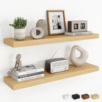 Dreamland 30Inch Floating Shelves for Wall, Rustic Wooden Floating Shelves for Bathroom|Bedroom|Kitchen, 2 Pack Deep Wall Mou