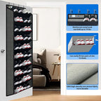 Shoe Organizer,70 Pounds Large Capacity,20-30-Pair Over The Door Shoe Organizer,10 Tiers Shoe Rack for Closet,New Upgrade Ant