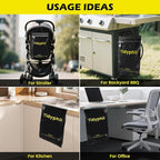 150 PCS Disposable Car Trash Bags Hanging, Leak-proof, Odor Seal. 2 Gallon Car Garbage Bags, Big Capacity. Independent of Car Trash Can, Easy Stick-On Car trash Bin for Car, SUV, Truck, Stroller.Black