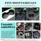 360 Rotating Folding Cup Holder Table, Steering Wheel Tray, Car & Laptop Desk - Car Accessories for Women & Men, Fit Tesla