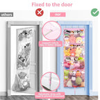 Woodoulogy Hanging Stuffed Animal Storage, Over Door Large Plush Toy Organizer with Metal Hook, Baby Accessory Holder Idea fo