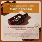 SARNA BASEBALL Glove Leather Conditioner - Use on Baseball Gloves, Softball Gloves, and Other Leather Sports Equipment - Made
