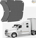 Pacify 2 Pcs Semi Truck Window Shades with Suction Cups Side Window Sun Shades UV Protection Semi-Truck Interior Accessories Curtains for Freightliner Cascadia 23.6x21.6inch