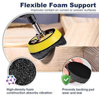 367 Pieces 2 Inch Sanding Discs, GOH DODD Wet Dry Sandpaper with Interface Pad and Backer Plate 1/4" 1/8" Shank, 60-10000 Grits Grinding Abrasive Sand Paper for Auto Metal Glass Resin Wood Sanding