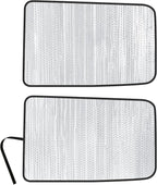 YelloPro Auto Side Window Rear Seat 2nd Row Sunshade (2PCS) Custom Fit for 2023 2024 2025 2026 Ford F-250 F250 F-350 F350 F-450 F450, Super Duty, 4DR Crew Cab