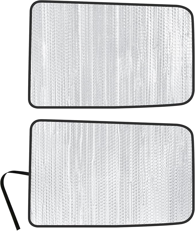 YelloPro Auto Side Window Rear Seat 2nd Row Sunshade (2PCS) Custom Fit for 2023 2024 2025 2026 Ford F-250 F250 F-350 F350 F-450 F450, Super Duty, 4DR Crew Cab