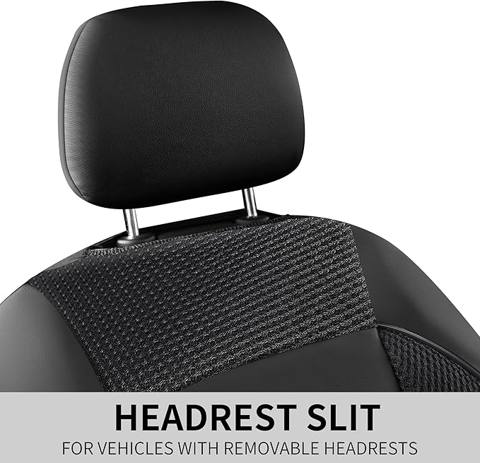 Seat Covers, Car Seat Covers Front Seats, Leather 3D Foam Back Support Car Seat Cover, Air Mesh Automotive Seat Covers, Airba