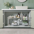 NETEL Under Sink Organizers and Storage,Kitchen Cabinet Organizer,2 Tier Under Sink Expandable Shelves，Bathroom Cabinet Organ