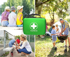 SHBC Waterproof First Aid Kit (228pcs) with All Basic or Advanced Supplies You Need. Suitable for Emergencies at Home or Outs