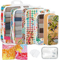 7 Pcs Compression Packing Cubes for Travel, Waterproof Suitcase Luggage Backpack Organizer with Toiletry Bag Travel Essential