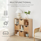 Best Choice Products 9-Cube Storage Organizer, 11in Shelf Opening, Bookcase, Display Shelf, Customizable w/ 3 Removable Back 