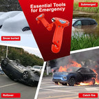 Car Window Breaker, Safety Hammer - 3 in 1 Escape Tools, Window Breaker Seatbelt Cutter, Roadside Emergency Kit with Light Re