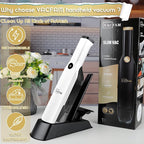 Handheld Vacuum Cordless,Dust Busters Cordless with Storage Dock,15KPA High Power Portable Vacuum Vordless,USB Quick Charge,M