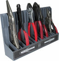 PLR16 Gray PliersRack for your Peg Board and Toolbox Drawer. Plier storage for Regular & smaller pliers. Keeps spring loaded 