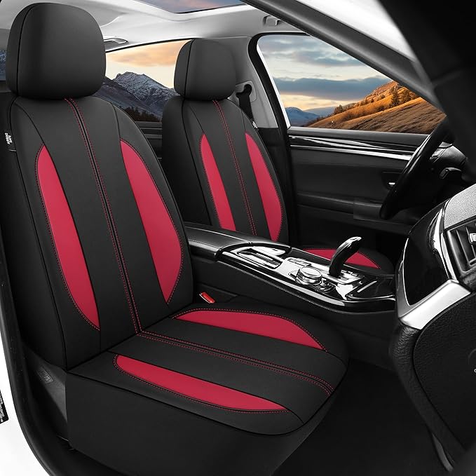 YGL Car Seat Covers for Front Seats,Waterproof Seat Covers for Cars,Durable Neoprene Car Seat Protectors,Interior Covers for 