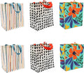 Earthwise Reusable Grocery Shopping Bags Extremely Durable Multi Use Large Stylish Fun Foldable Water-Resistant Totes in Spri