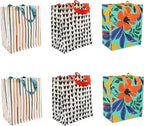 Earthwise Reusable Grocery Shopping Bags Extremely Durable Multi Use Large Stylish Fun Foldable Water-Resistant Totes in Spri