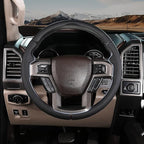 Steering Wheel Cover for Ford F150 2015-2020/ F250 2017-2022/ F350 2017-2022/ F450 2017-2022/ F550 2017-2022/ Ford Expedition 2018-2021 Steering Wheel Protector for Ford Steering Wheel Accessories