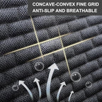2PCS Car Seat Covers Cushion Pad Breathable Anti Slip Auto Seat Protector Pad with Storage Pocket Universal fit for Most Auto