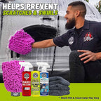Chemical Guys Car Cleaning Kit - With Car Wash Soap, Wheel Cleaner, Total Interior, Car Wash Mitt - Interior and Exterior Was