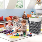 StorageRight Laundry Basket Hamper Large Collapsible Laundry Hamper with Easy Carry Handles，Freestanding Clothes Hampers for 