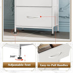 WLIVE Dresser with 4 Drawers, Storage Tower, Organizer Unit, Fabric Dresser for Bedroom, Hallway, Entryway, Closets, Sturdy S