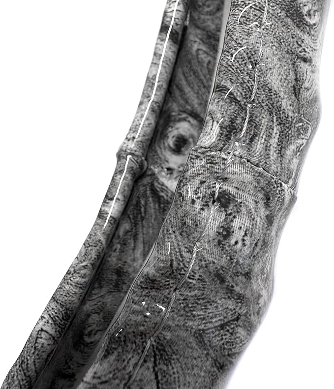 Wood Grain Steering Wheel Cover - Comfortable Grip, Artistic Design, Easy to Install, Universal Fit for Cars, Trucks, Vans & SUVs (White)