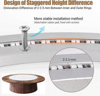 18 Inch Lazy Susan Heavy-Duty Aluminium Alloy Rotating Bearing Lazy Susan Hardware- Mute Bearing Turntable Ring Hardware for 