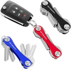 KeySmart Classic - Compact Key Holder and Keychain Organizer (up to 14 Keys) (Black)