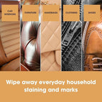 Furniture Clinic Leather Cleaning Wipes | 80 Count | 4-in-1 Clean, Nourish, Condition, & Restore Leather & Vinyl Furniture, H