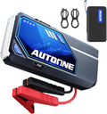 AUTOONE M5 9000A Car Jump Starter 12V Battery Jumper Starter Portable (All Gas/All Diesel) 168W DC Jump Box for Car Battery with Built-in Booster, Type-C Fast Charge & Jumper Cables Jump Pack