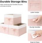 GRANNY SAYS Storage Baskets for Organizing, Fabric Storage Bins for Shelves, Closet Storage Boxs, Clothing Storage and Organi