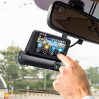 ROVE R3 Dash Cam Front and Rear with Cabin, 3” IPS Touch Screen, 3 Channel Dash Cam 1440P+1080P+1080P, IR Night Vision, 5GHz 