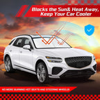 ARISMOTOR Windshield Sun Shade for Genesis GV70 2022-2025 2026, Custom Fit Foldable Front Window Sunshade Sun Visor Protector, Block UV Rays Keep Your Car Cooler