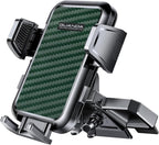 CD Slot Phone Mount, Upgraded Car Phone Holder [Thick Cases Friendly], 360° Adjustable Universal Phone Mount for Car CD Slot Mount for iPhone & Android Cell Phones (Green)