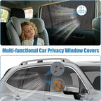 Car Window Shades for 2019-2022 Forester - Rear Side Window Sun Shade for Baby, Breathable Mesh Car Privacy Window Covers, UV Protection and Heat Insulation for Road Trips, Napping, Camping
