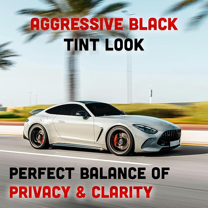 United Max Nano Carbon Car Window Tint Film – 2PLY 35% VLT Series Automotive Tint with UV Protection & Infrared Rejection, Heat & Glare Blocking, Color Stable Adhesive Film Roll, 24 Inch x 100 Feet