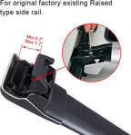 Autekcomma 260lb Loading Weight Heavy Duty Roof Rack CrossBars Replacement for 2013-2018 Toyota RAV4,Anti-Corrosion,Aluminum Black Matte with Anti-Theft Locks (ONLY FIT Original Side Rail)