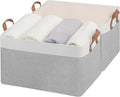StorageWorks Storage Bins, Fabric Storage Bins for Shelves, Extra Large Storage Baskets with Metal Frame, Closet Baskets and 