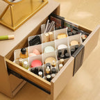 ROUFA Sock Drawer Organizer for Dresser, Honeycomb Underwear Dividers for Women, Panty Separator for Bras, Socks, Belt and Le