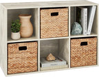 Best Choice Products 6-Cube Storage Organizer, 13.5in Shelf Opening, Bookcase, Display Shelf, Customizable w/ 3 Removable Bac