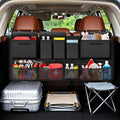 MoKo Trunk Organizer for SUV, Car Organizer with 10 Pockets Large Capacity & 3 Adjustable Straps for Easy Installation,