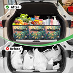 Reusable Grocery Bag, Foldable Large Shopping Tote Bag for Groceries Kitchen Picnic Car Trunk