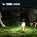 Lichamp LED Camping Lantern, 4 Pack Battery Powered Flashlight for Power Outages, Portable Collapsible Hanging Light Essentia