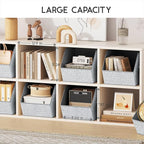 Homsorout Large Closet Storage Cubes - Closet Storage Bins with Dual Handles for Clothes, Towels, Toys, Shelf Organizer Bins 