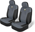 Cat MeshFlex Automotive Seat Covers for Cars Trucks and SUVs – Gray Car Seat Covers for Front Seats, Truck Seat Protectors wi