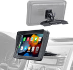 1Zero CD Slot Mount for CarPlay Screen, 360° Rotation Tool-Free Installation CarPlay CD Mount Compatible with 7-11 Inch Portable Car Play Screens & GPS Navigation