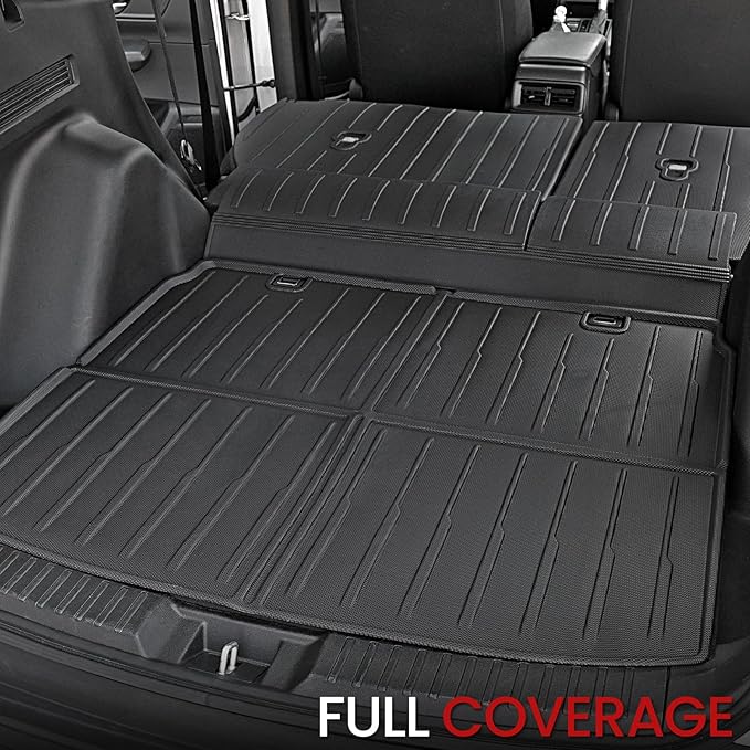 Cargo Liner Backrest Mats for Honda CRV 2026 2025 2024 2023 Car Mat Accessories, All Weather TPE Trunk Cargo Liner SeatBack Mat for CR-V Gas Hybrid(Backrest Mats+Trunk Mat)