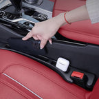 2Pcs Car Seat Gap Filler Organizer Compatible with Toyota Camry, Soft Foam Seat Side Gap Filler with Storage Avoids Things Falling, Fill The Gap Between Seat and Console