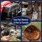 Huberd's Shoe Oil – Leather Conditioner & Waterproofer for Boots, Shoes & Leather Gear. Easy Pour Formula Softens & Protects 